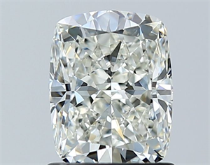 Foto Diamante Natural 1.31 quilates, Del cojín , Color J, claridad VVS1 y certificado GIA de