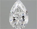 Natural Diamond 1.00 Carats, Pear with  Cut, D Color, VVS1 Clarity and Certified by GIA