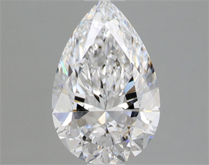 Picture of Natural Diamond 1.00 Carats, Pear with  Cut, D Color, VVS1 Clarity and Certified by GIA