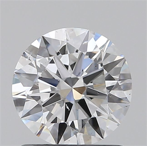 Picture of Natural Diamond 0.93 Carats, Round with Excellent Cut, D Color, SI1 Clarity and Certified by GIA