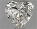 Natural Diamond 0.50 Carats, Heart with  Cut, H Color, I1 Clarity and Certified by IGI