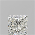 Diamante Natural 1.50 quilates, Princesa , Color K, claridad SI1 y certificado GIA