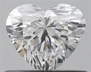Foto Diamante Natural 0.44 quilates, Corazón , Color F, claridad VVS2 y certificado GIA de