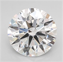 Del inventario de diamantes de laboratorio, 2.64 quilates, Redondo , Color D, claridad IF y certificado IGI