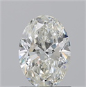 Natural Diamond 1.01 Carats, Oval with  Cut, J Color, SI1 Clarity and Certified by GIA