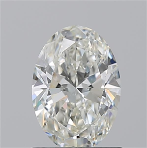 Picture of Natural Diamond 1.01 Carats, Oval with  Cut, J Color, SI1 Clarity and Certified by GIA
