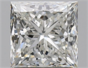 Diamante Natural 1.50 quilates, Princesa , Color G, claridad IF y certificado HRD