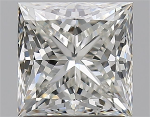 Foto Diamante Natural 1.50 quilates, Princesa , Color G, claridad IF y certificado HRD de