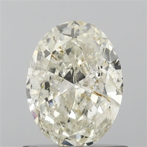 Picture of Natural Diamond 0.75 Carats, Oval with  Cut, J Color, I1 Clarity and Certified by IGI