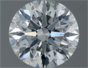 Natural Diamond 0.72 Carats, Round with Excellent Cut, F Color, SI2 Clarity and Certified by GIA