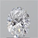 Natural Diamond 1.01 Carats, Oval with  Cut, D Color, VS2 Clarity and Certified by GIA