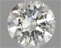 Natural Diamond 0.50 Carats, Round with Very Good Cut, K Color, VS2 Clarity and Certified by GIA