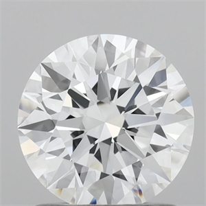 Picture of Lab Grown Diamond 1.08 Carats, Round with Ideal Cut, G Color, VVS1 Clarity and Certified by IGI