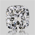 Diamante Natural 0.32 quilates, Del cojín , Color F, claridad VVS2 y certificado GIA