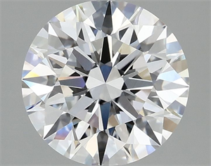 Picture of Lab Grown Diamond 2.09 Carats, Round with Ideal Cut, D Color, VVS2 Clarity and Certified by IGI