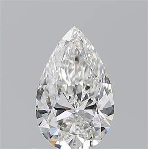 Picture of Natural Diamond 0.71 Carats, Pear with  Cut, G Color, VVS1 Clarity and Certified by GIA