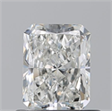 Natural Diamond 0.65 Carats, Radiant with  Cut, H Color, VVS2 Clarity and Certified by GIA