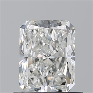 Picture of Natural Diamond 0.65 Carats, Radiant with  Cut, H Color, VVS2 Clarity and Certified by GIA