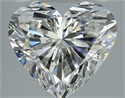 Natural Diamond 2.50 Carats, Heart with  Cut, H Color, VS2 Clarity and Certified by GIA