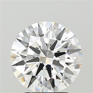 Picture of Lab Grown Diamond 3.09 Carats, Round with Ideal Cut, E Color, VVS1 Clarity and Certified by IGI
