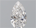 Natural Diamond 0.60 Carats, Pear with  Cut, D Color, VS1 Clarity and Certified by GIA