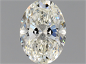 Natural Diamond 0.50 Carats, Oval with  Cut, H Color, VVS2 Clarity and Certified by GIA