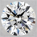 Natural Diamond 0.59 Carats, Round with Excellent Cut, E Color, SI1 Clarity and Certified by GIA