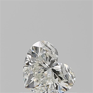 Picture of Natural Diamond 0.50 Carats, Heart with  Cut, I Color, VS1 Clarity and Certified by GIA