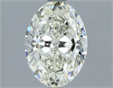 Natural Diamond 1.80 Carats, Oval with  Cut, J Color, VS1 Clarity and Certified by IGI
