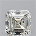 Natural Diamond 2.01 Carats, Asscher with  Cut, M Color, SI1 Clarity and Certified by GIA