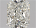Natural Diamond 0.70 Carats, Radiant with  Cut, I Color, SI1 Clarity and Certified by GIA