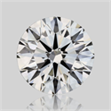 Natural Diamond 1.54 Carats, Round with Excellent Cut, G Color, VVS2 Clarity and Certified by GIA