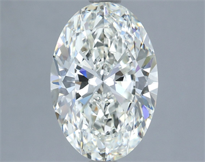 Picture of Natural Diamond 4.01 Carats, Oval with  Cut, I Color, VS1 Clarity and Certified by IGI