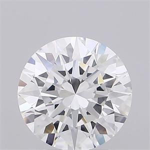 Picture of Natural Diamond 3.03 Carats, Round with Excellent Cut, F Color, IF Clarity and Certified by GIA