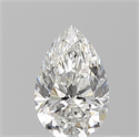 Natural Diamond 0.54 Carats, Pear with  Cut, G Color, VS2 Clarity and Certified by GIA