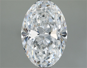 Picture of Natural Diamond 2.00 Carats, Oval with  Cut, E Color, VS2 Clarity and Certified by GIA