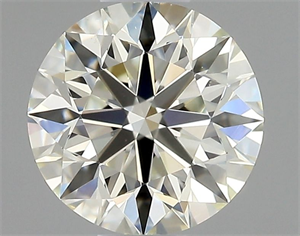 Picture of Natural Diamond 0.47 Carats, Round with Excellent Cut, K Color, VS2 Clarity and Certified by GIA