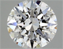 Natural Diamond 0.40 Carats, Round with Excellent Cut, E Color, SI2 Clarity and Certified by GIA