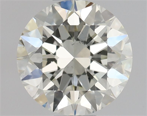Picture of Natural Diamond 0.70 Carats, Round with Excellent Cut, L Color, VS2 Clarity and Certified by GIA