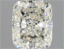 Natural Diamond 1.50 Carats, Cushion with  Cut, J Color, VS2 Clarity and Certified by GIA
