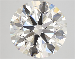 Picture of Natural Diamond 4.70 Carats, Round with Excellent Cut, K Color, VS1 Clarity and Certified by GIA