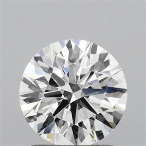 Picture of Lab Grown Diamond 1.24 Carats, Round with Ideal Cut, D Color, VVS2 Clarity and Certified by IGI