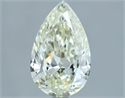 Natural Diamond 2.02 Carats, Pear with  Cut, K Color, VVS2 Clarity and Certified by IGI