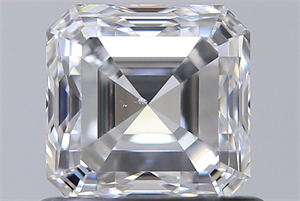 Picture of Natural Diamond 0.80 Carats, Asscher with  Cut, D Color, SI1 Clarity and Certified by GIA