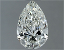 Natural Diamond 0.70 Carats, Pear with  Cut, H Color, VS2 Clarity and Certified by IGI
