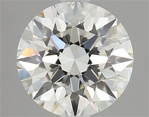 Picture of Natural Diamond 0.70 Carats, Round with Excellent Cut, J Color, VVS2 Clarity and Certified by GIA