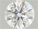 Natural Diamond 0.81 Carats, Round with Very Good Cut, F Color, I1 Clarity and Certified by GIA