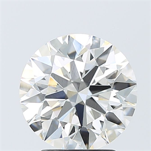 Picture of Lab Grown Diamond 3.01 Carats, Round with Ideal Cut, F Color, VS1 Clarity and Certified by IGI
