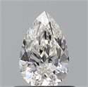 Diamante Natural 0.61 quilates, De pera , Color G, claridad VS1 y certificado GIA