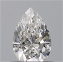 Diamante Natural 0.50 quilates, De pera , Color E, claridad VVS2 y certificado GIA